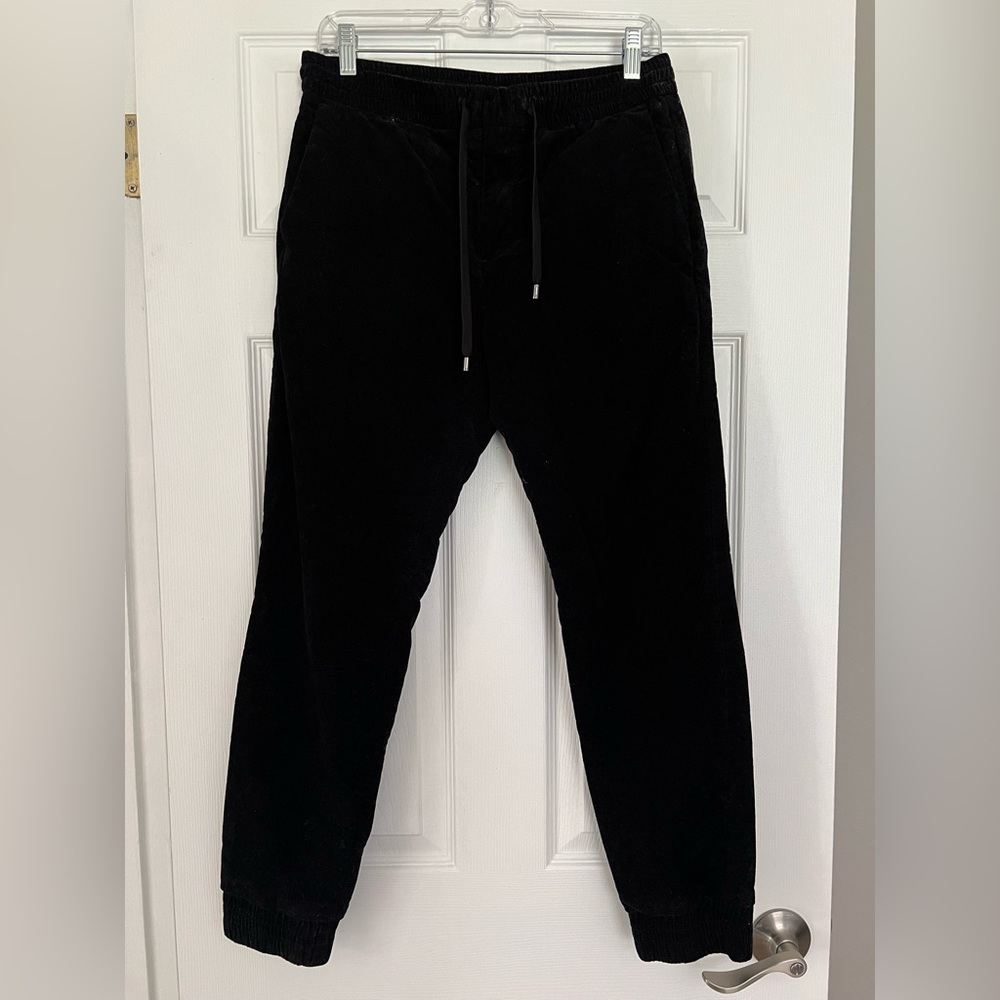 Emporio Armani black mens pants